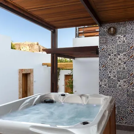 וילה Lindosaquaview Luxury לינדוס