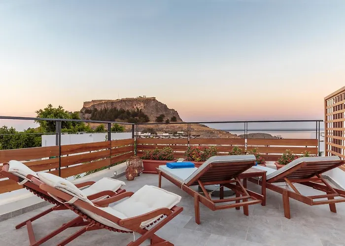 Villa Lindosaquaview Luxury *